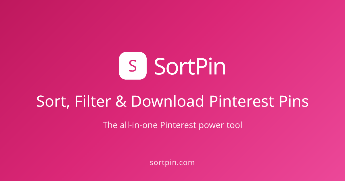 How to Install the Pinterest Sorting Extension